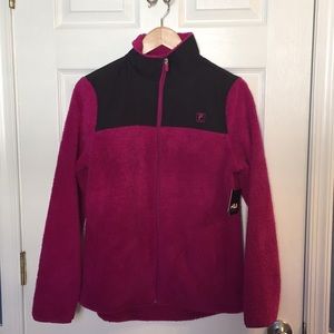 NWT Fila Fuchsia Full-Zip Fleece Jacket
